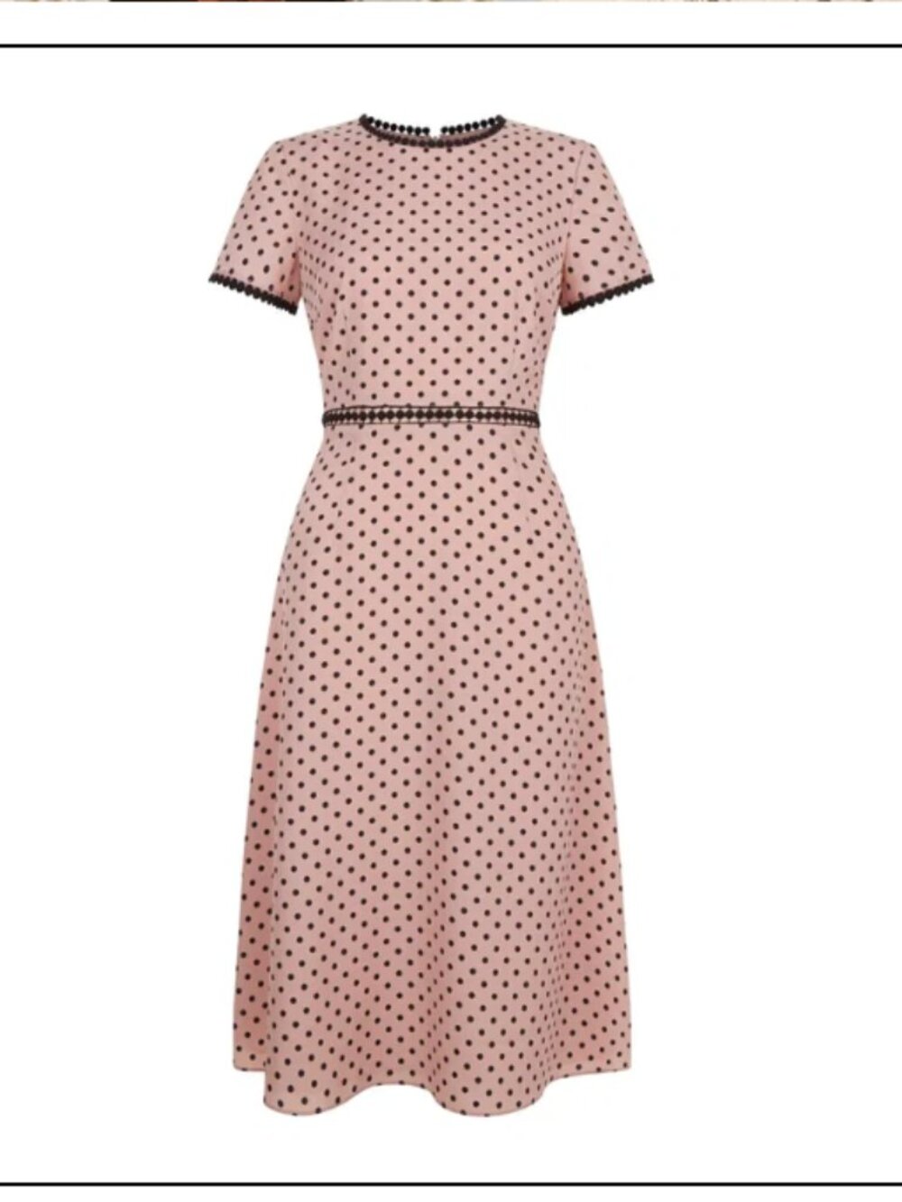 HOBBS Maria Dress UK 10 US 6 Polka Dot